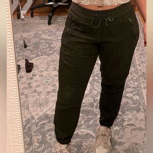 Athleta Dark Green Jogger Pants